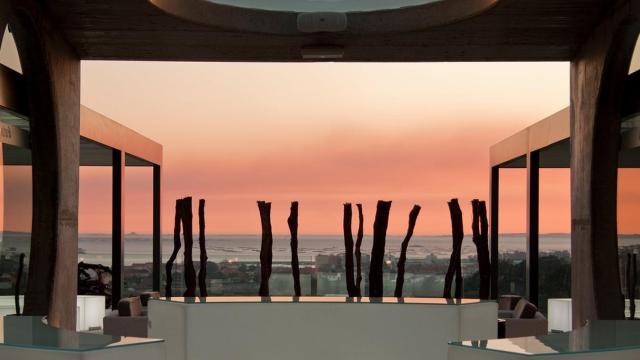 Terraza de las Bodegas Martín Códax.