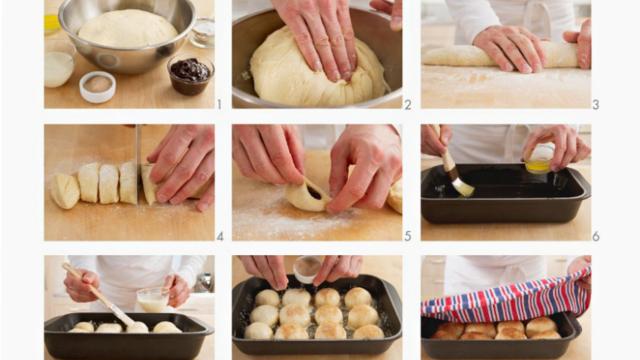 Preparando buñuelos