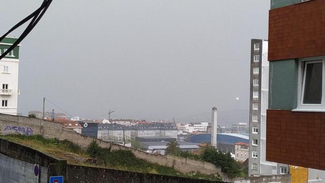 Tormenta sobre A Coruña.