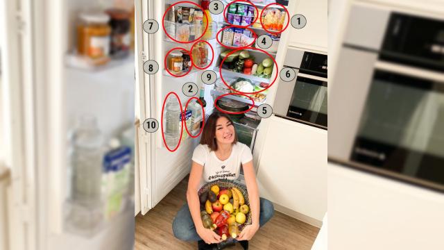 La nevera de Raquel Revuelta.