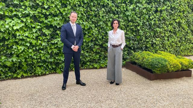 Romain Ribello (Cedrus & Partners) y Sonsoles Santamaría (Tressis).