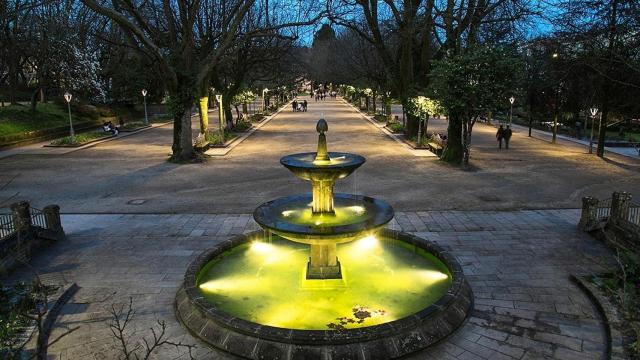 Fuente del Paseo Central de la Alameda.