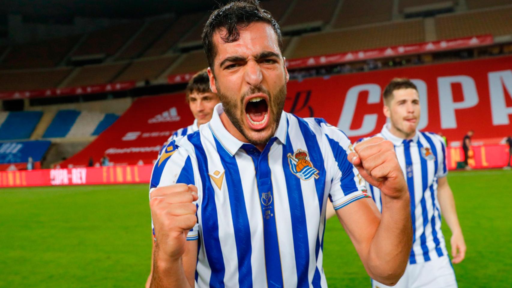 Mikel Merino, tras ganar la Copa del Rey