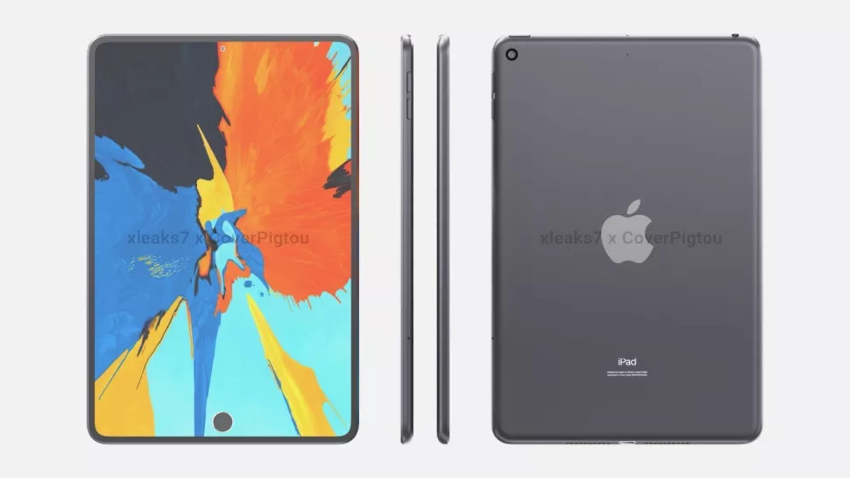 Imagen generada por ordenador del nuevo iPad Mini