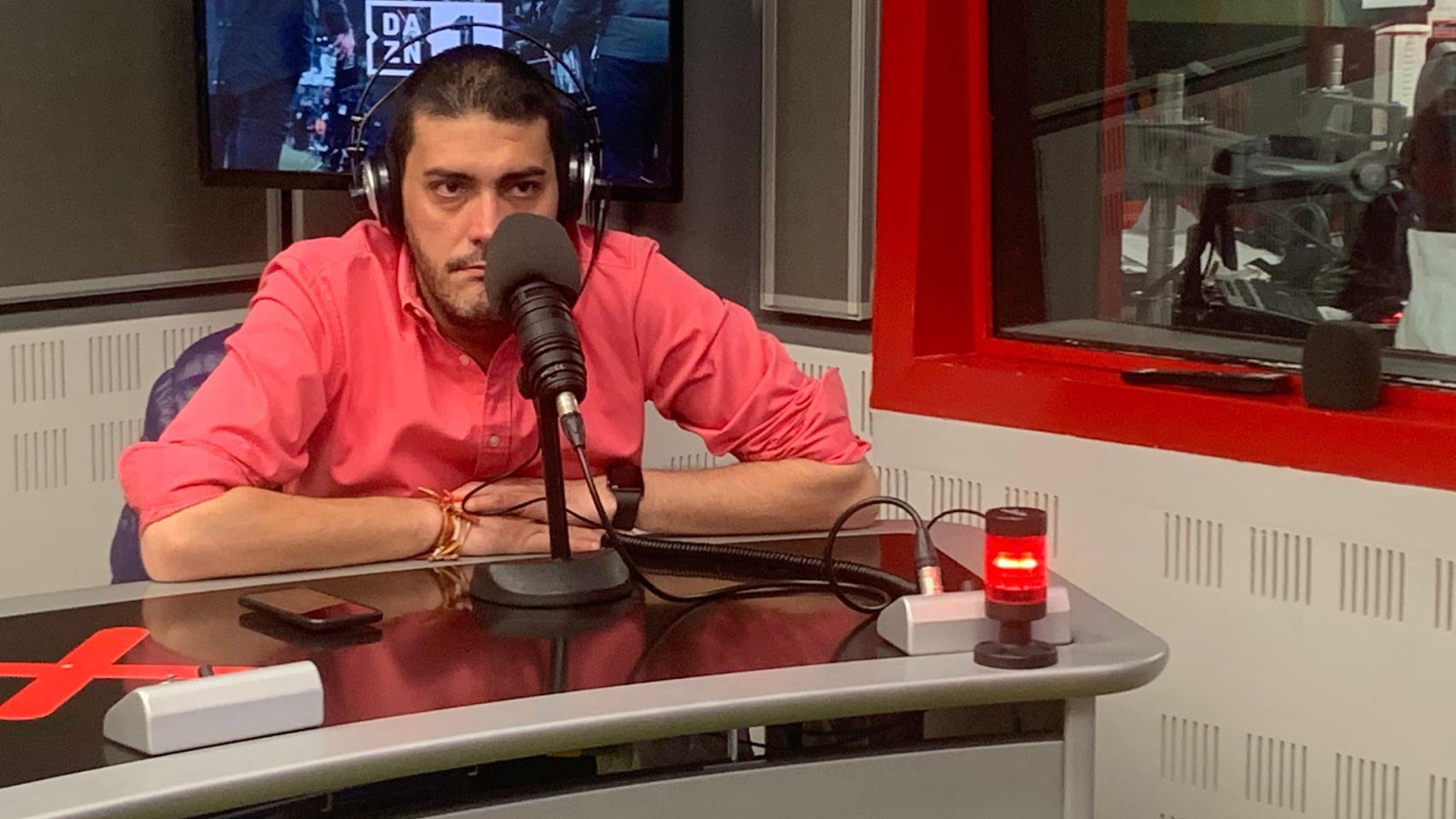 Jorge Calabrés, en un estudio de Radio MARCA