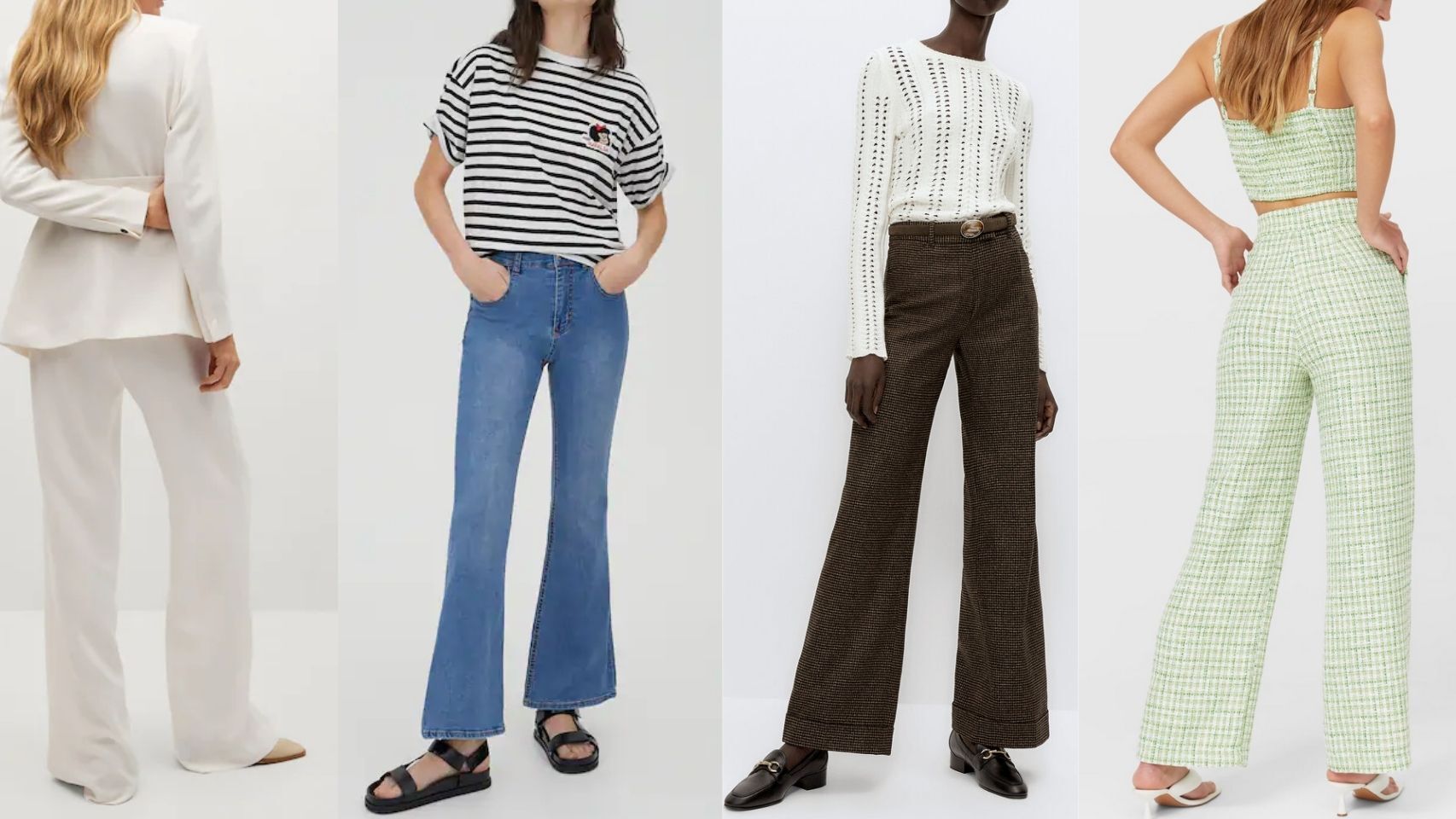 Los siete pantalones campana que renovarán al completo tu armario.