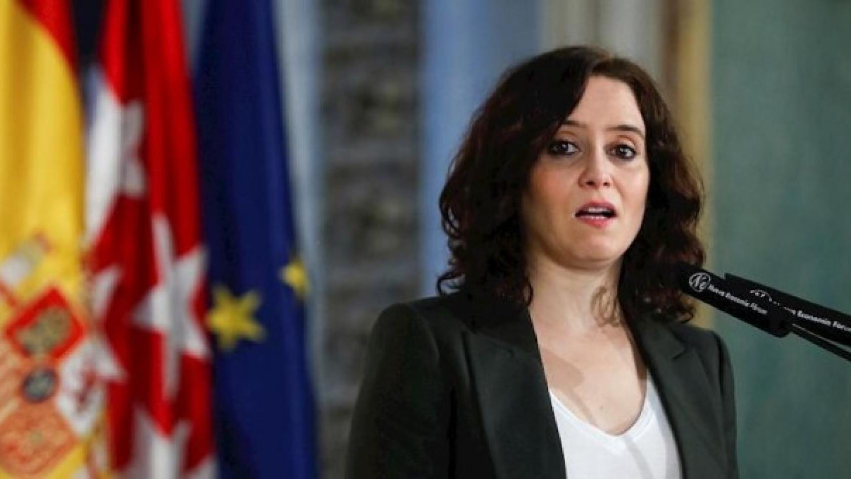 La presidenta de la Comunidad de Madrid, Isabel Díaz Ayuso, en una imagen de archivo. Efe