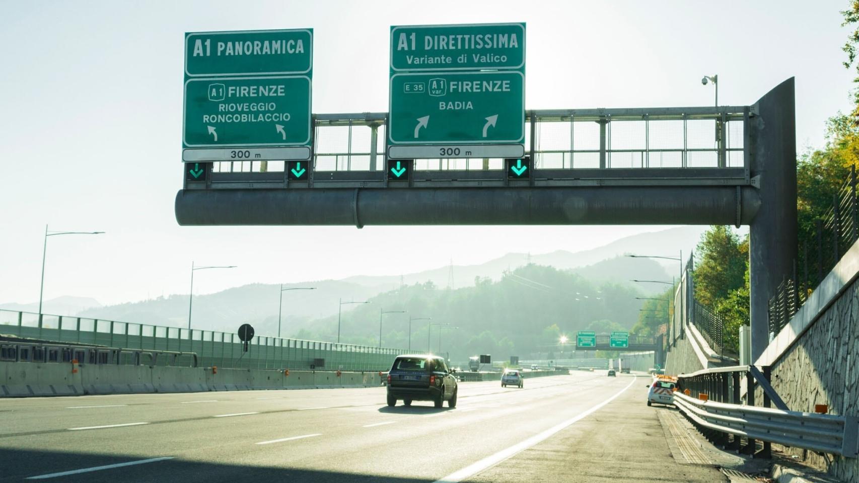 Una de las autopistas que Atlantia controla en Italia a través de Autostrade.