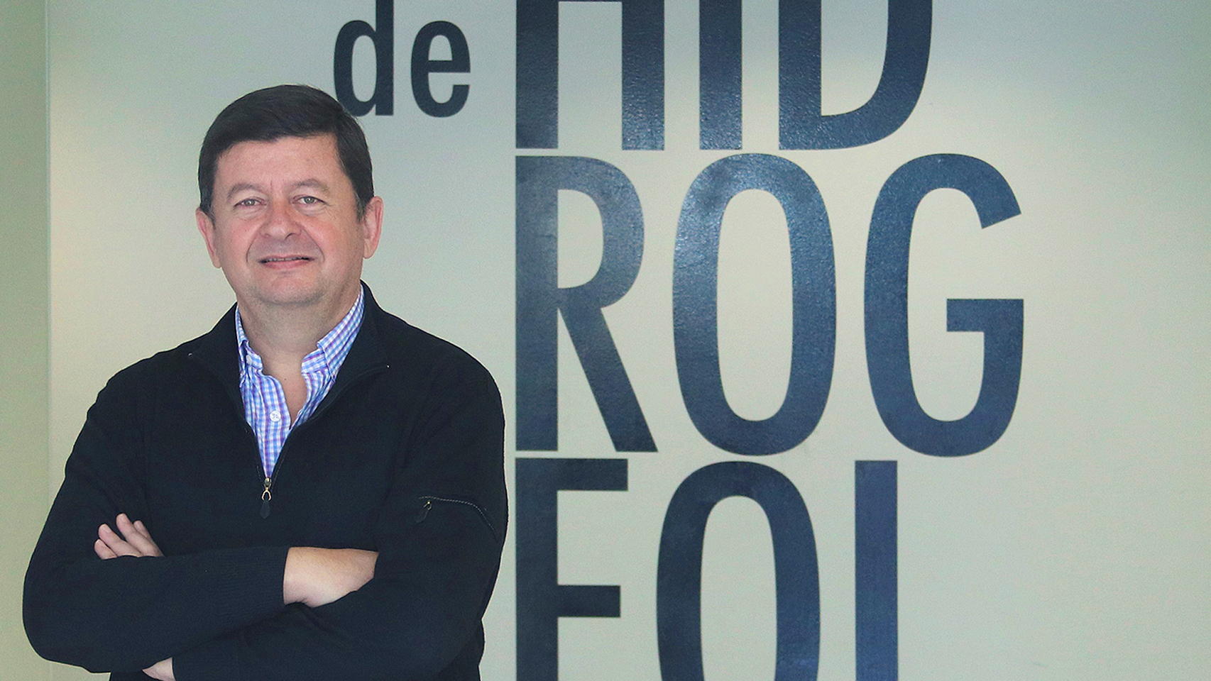 Jaime Gómez-Hernández, en la sede del Grupo de Hidrogeología del Instituto de Ingeniería del Agua y Medio Ambiente en la CPI-UPV.