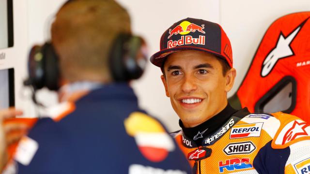 Marc Márquez, durante un gran premio