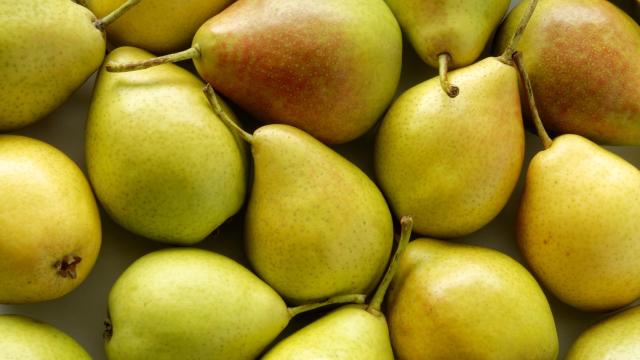Un puñado de peras.