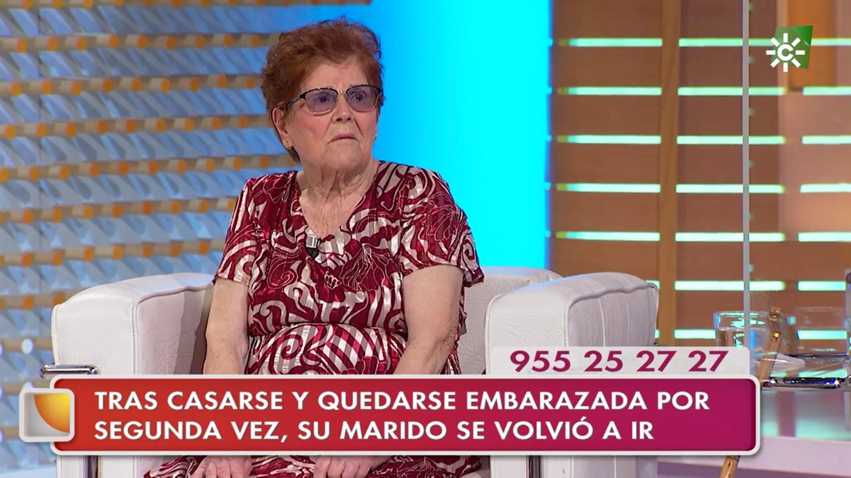 Josefa no ha podido contener la emoción en 'La tarde, aquí y ahora'.