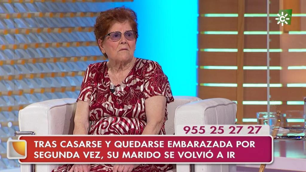 Josefa no ha podido contener la emoción en 'La tarde, aquí y ahora'.