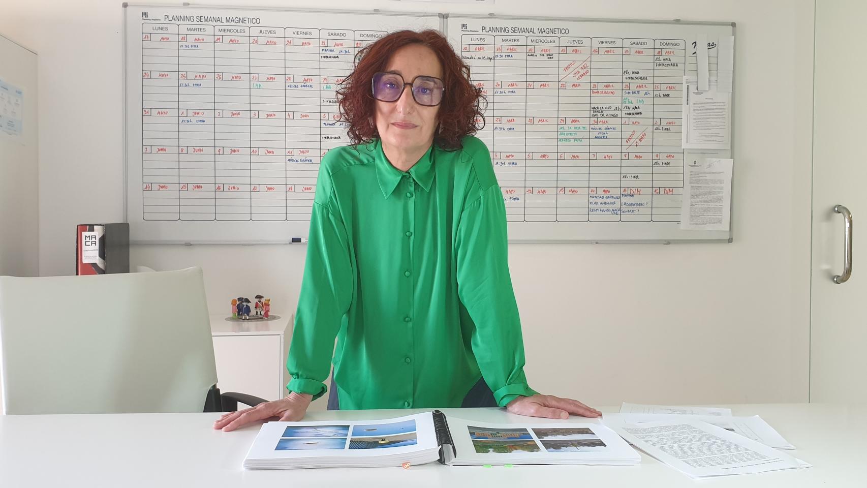 Rosa Castells, como responsable del MACA, ha coordinado la llegada de la colección de Jenkins y Romero.