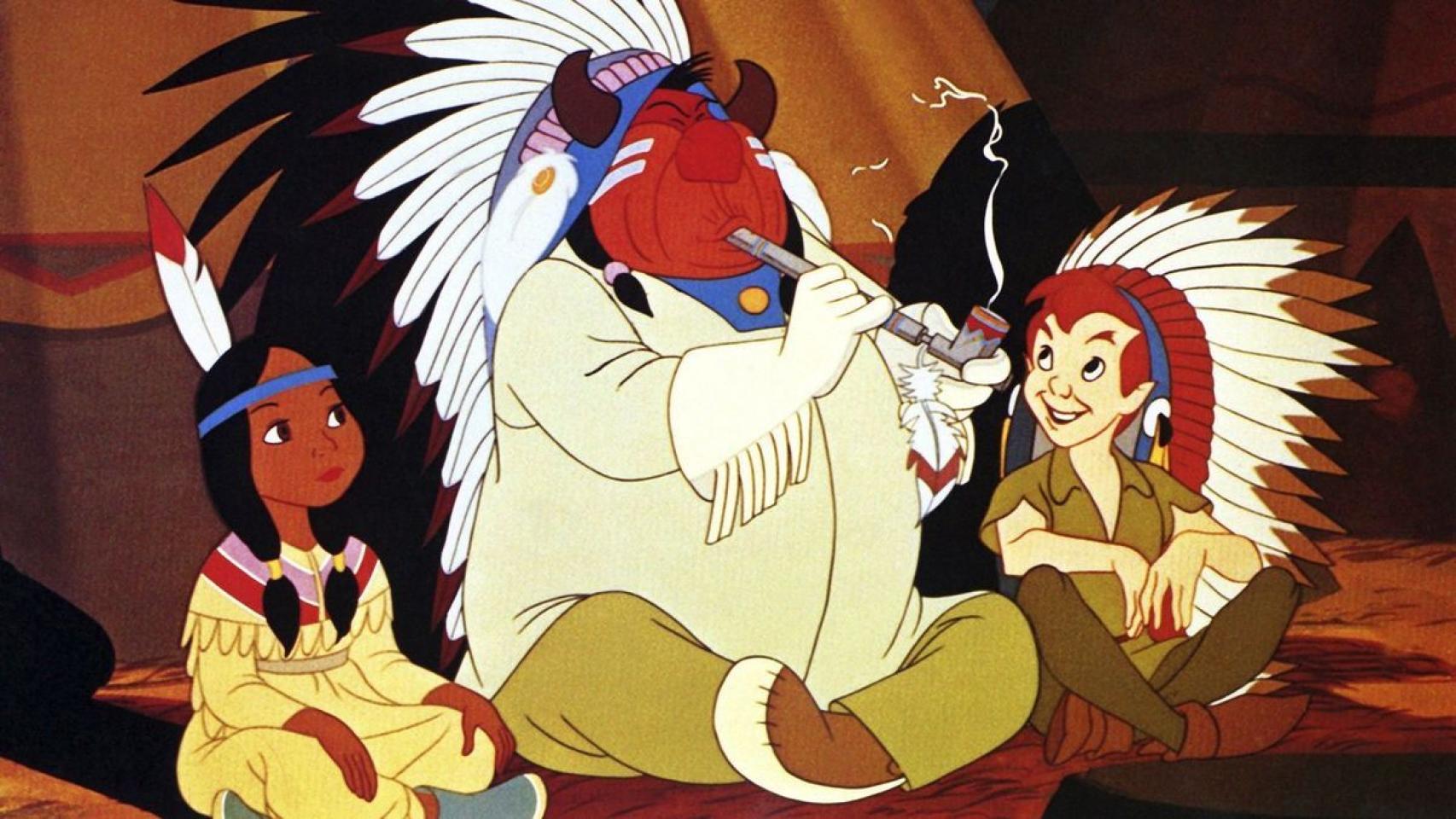 Los indios y Peter Pan