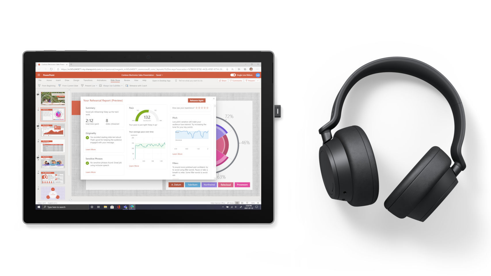 Nuevos Surface Headphones 2+ para teletrabajo