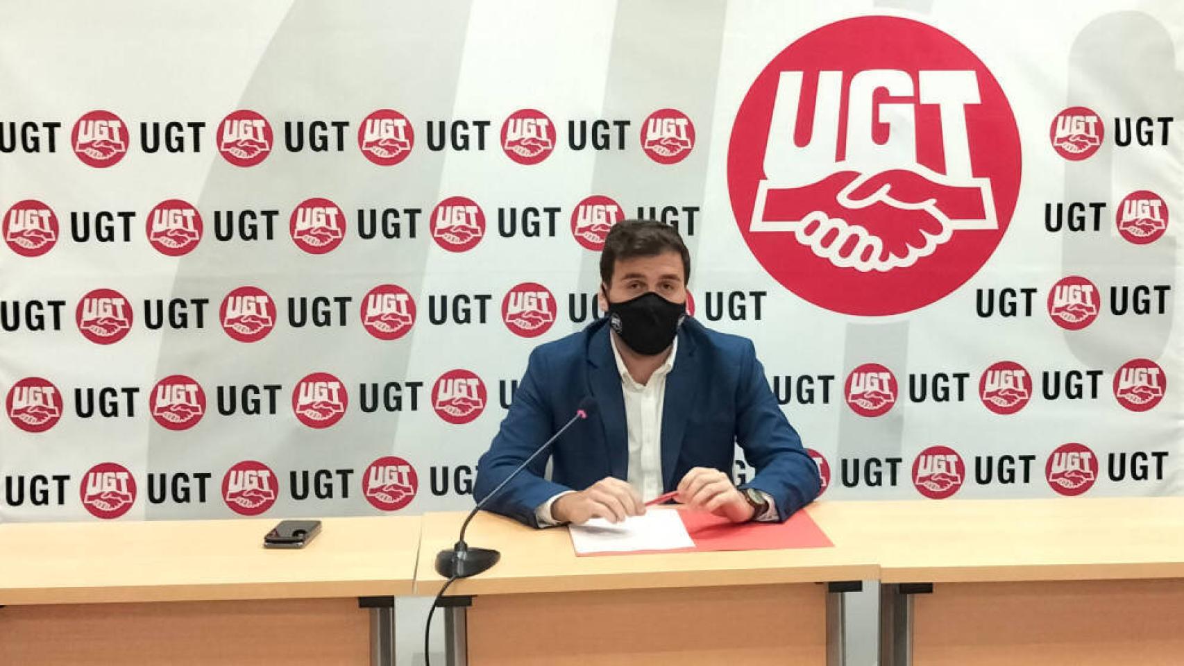 El secretario de Salud Laboral, Juventud y Agenda 2030 de UGT CLM, Javier Flores