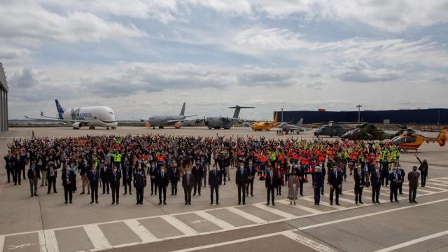 Imagen de la inauguración del Campus Futura de Airbus en Getafe.