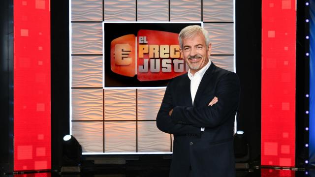 Carlos Sobera presenta 'El precio justo' en Telecinco.
