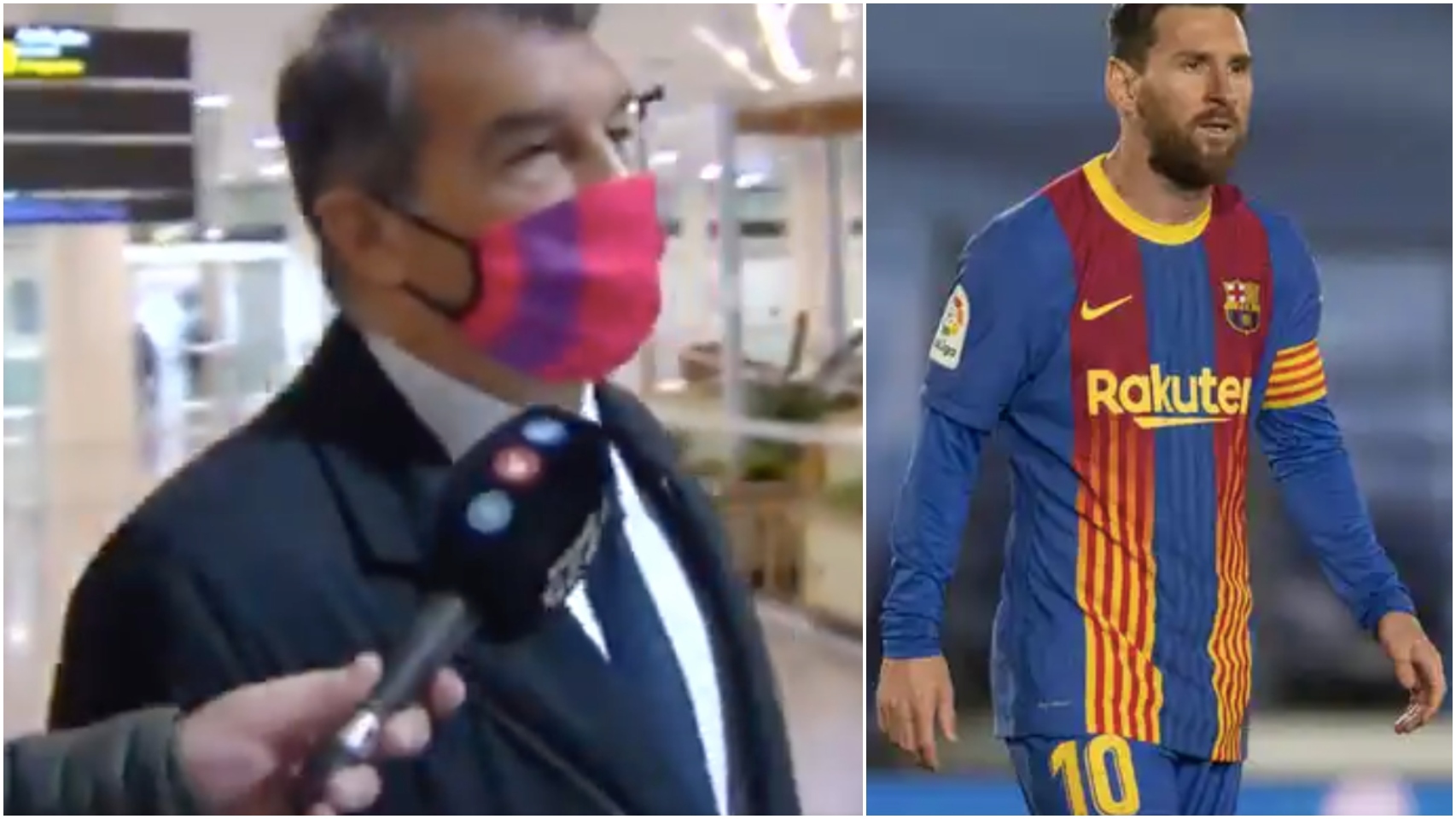 Laporta y Messi