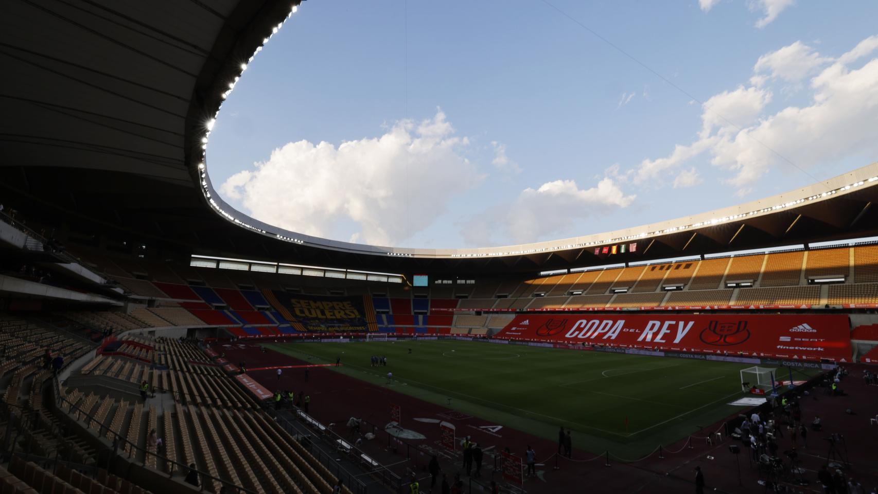 La Cartuja antes de la final entre el Athletic y el Barça