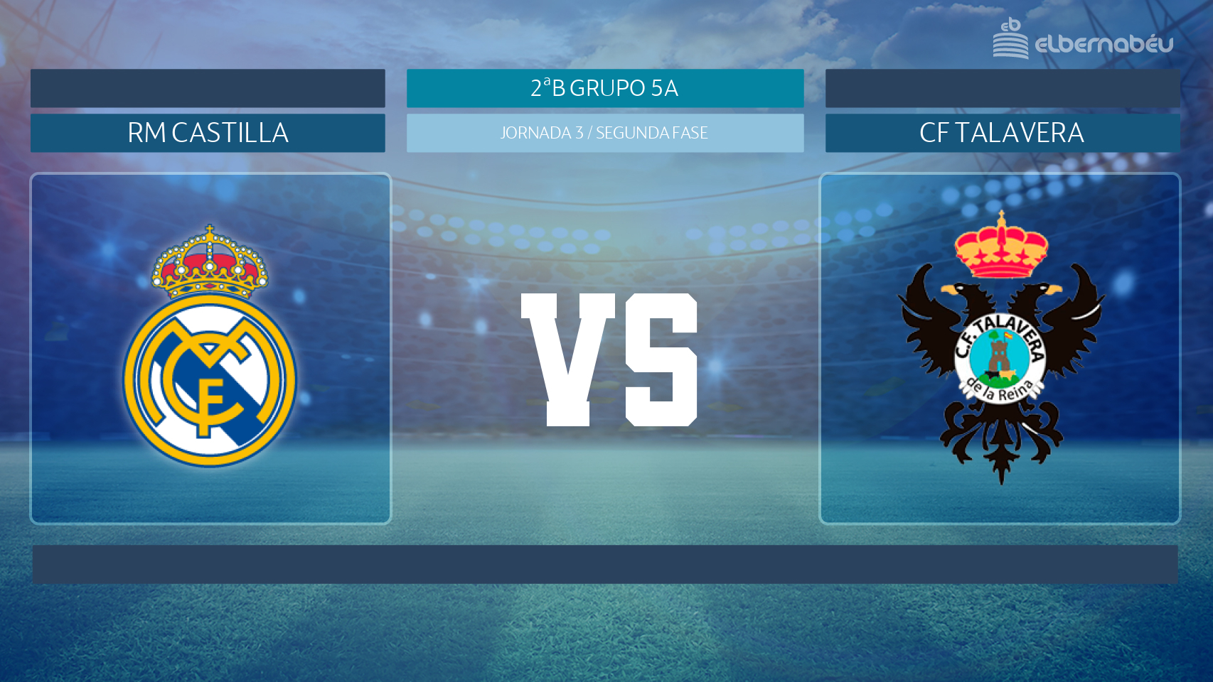 Streaming en directo | Real Madrid Castilla - Talavera de la Reina