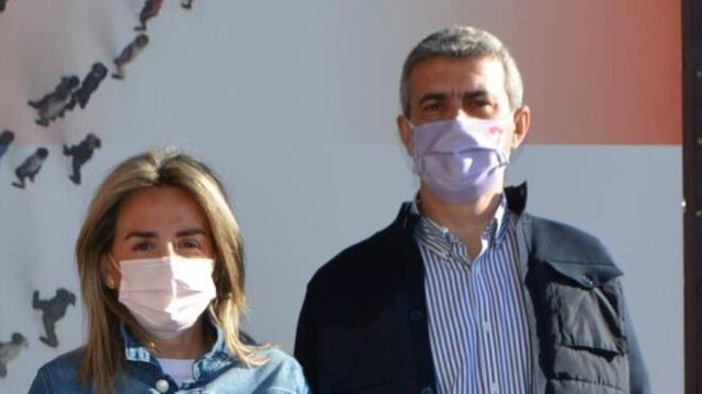 Álvaro Gutiérrez con Milagros Tolón en el Congreso de CCOO Toledo celebrado este sábado