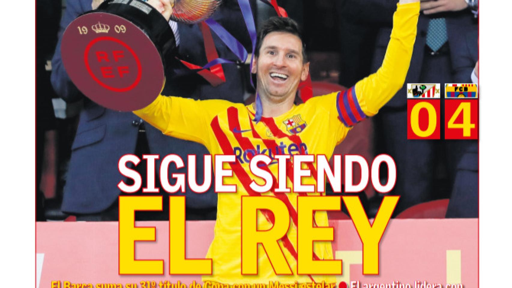 La portada del diario AS (18/04/2021)