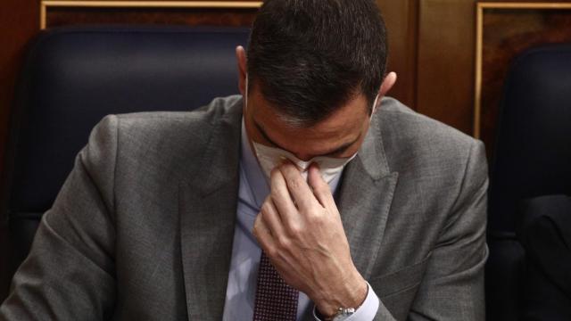 Pedro Sánchez, presidente del Gobierno, en el Congreso.