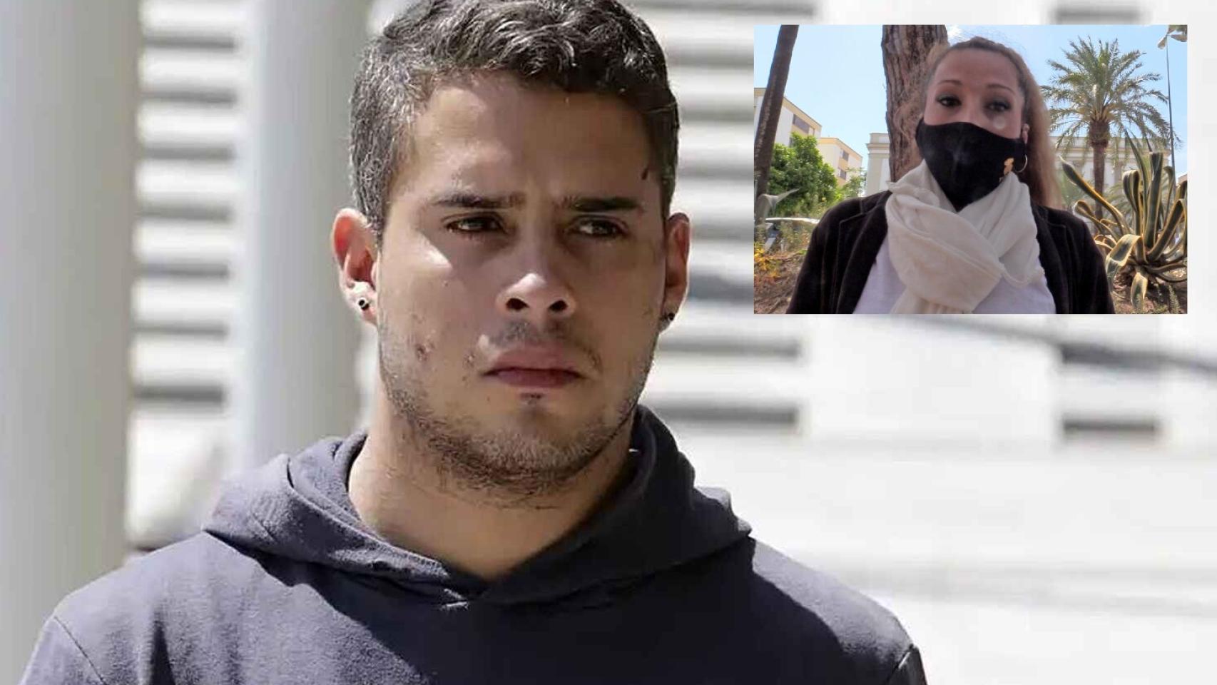 José Fernando Ortega Mohedano en montaje de JALEOS junto a su pareja y madre de su hija, Michu.