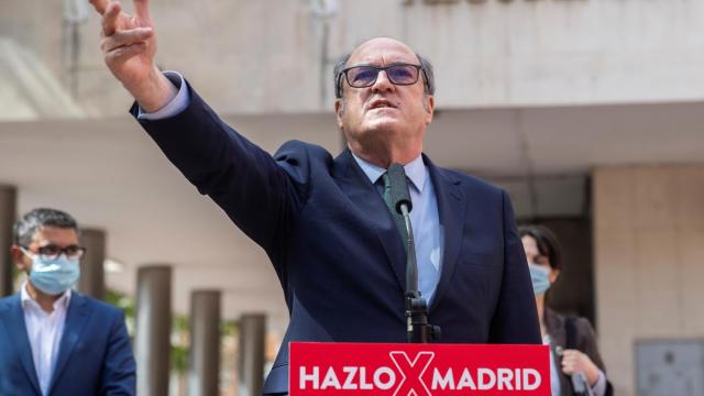 Gabilondo, este lunes en Alcobendas.