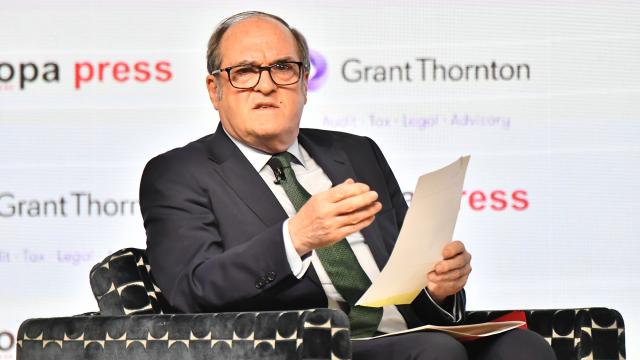 Ángel Gabilondo interviene en un desayuno informativo de la agencia Europa Press.