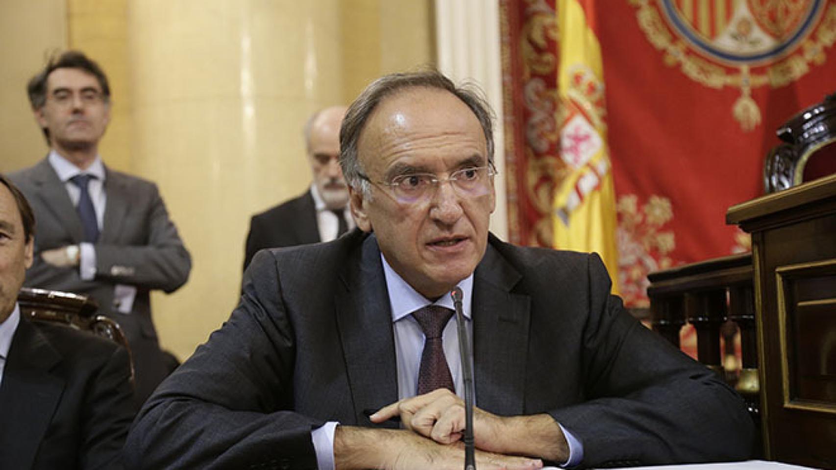 El secretario primero de la Mesa del Senado, el parlamentario socialista Manuel Fajardo. Efe
