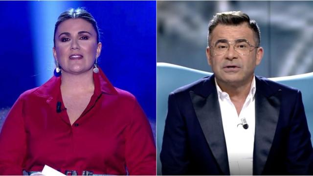 Carlota Corredera y Jorge Javier Vázquez en montaje de BLUPER.