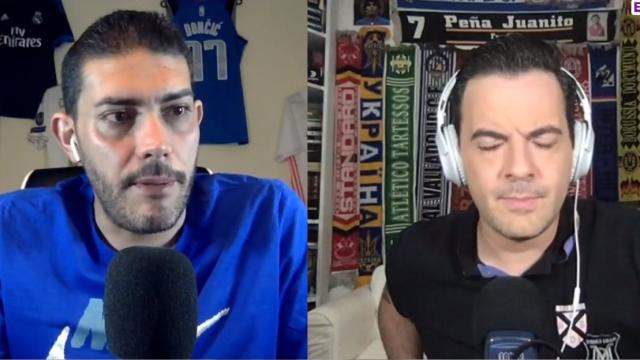 Jorge Calabrés y Nacho Peña, en El Bunker CF