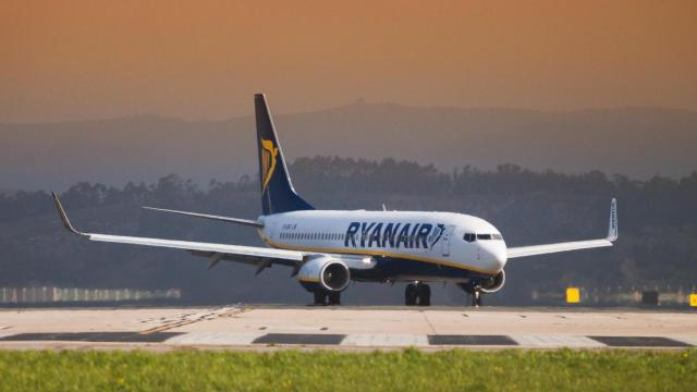 Un avión de la aerolínea irlandesa Ryanair.