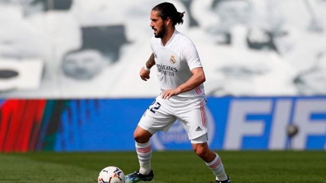 Isco Alarcón, con la camiseta del Real Madrid