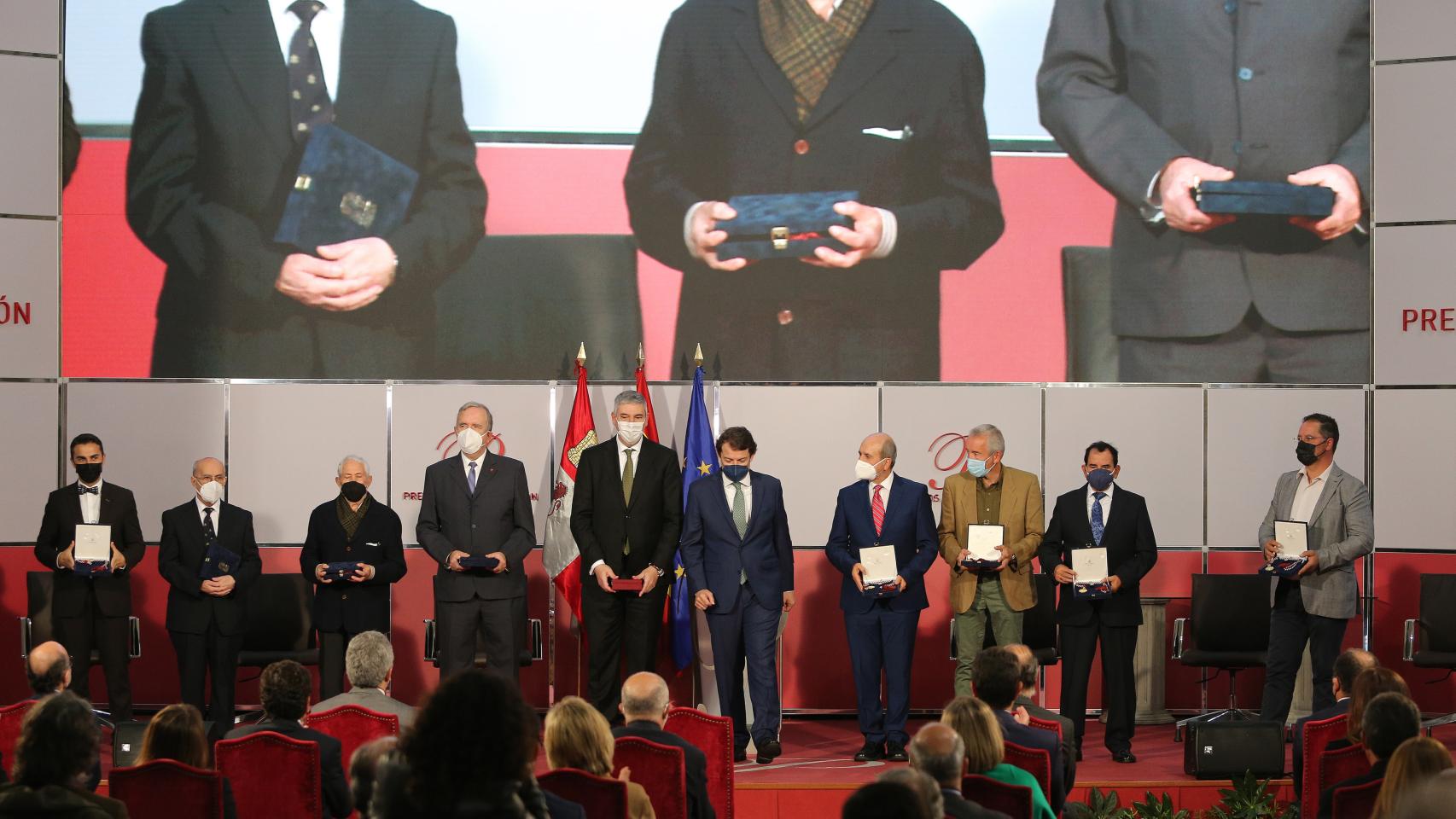 Imagen de archivo de la entrega de los Premios Castilla y León de la edición anterior, en 2020