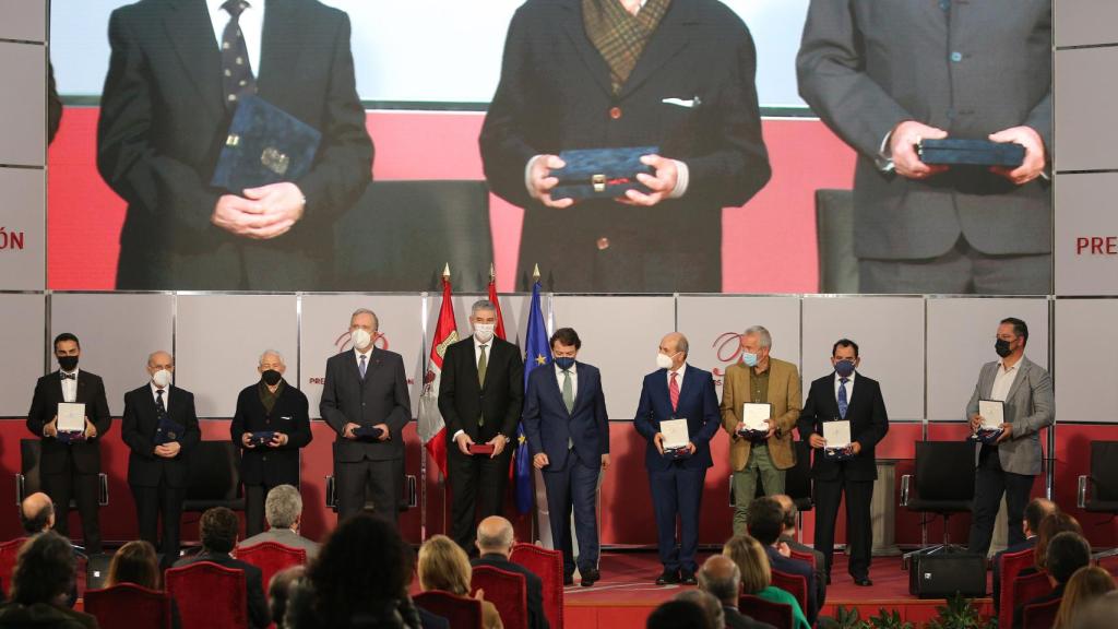 Imagen de archivo de la entrega de los Premios Castilla y León de la edición anterior, en 2020