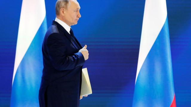 El presidente de Rusia, Vladimir Putin.