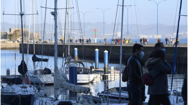 Muelle de Trasatlánticos de A Coruña.