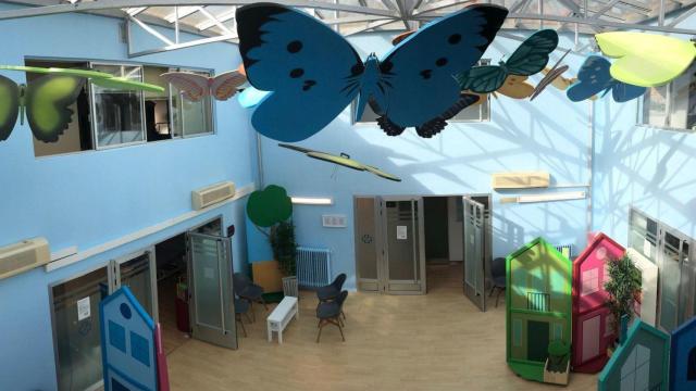 Vista general de la nueva unidad de atención temprana del CHUS.