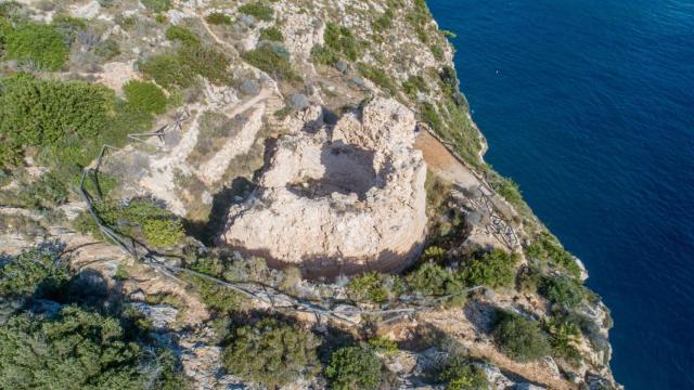 El castillo de Granadella, en una imagen actual