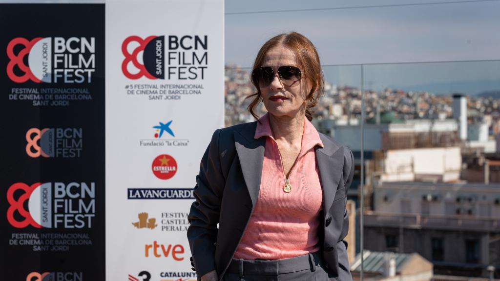 Isabelle Huppert en el BCN Film Fest.