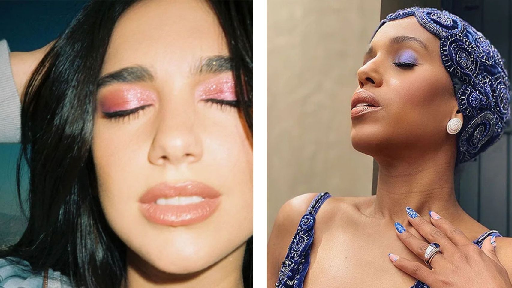 Así se llevarán las sombras de ojos: monocromáticas y con brillo.