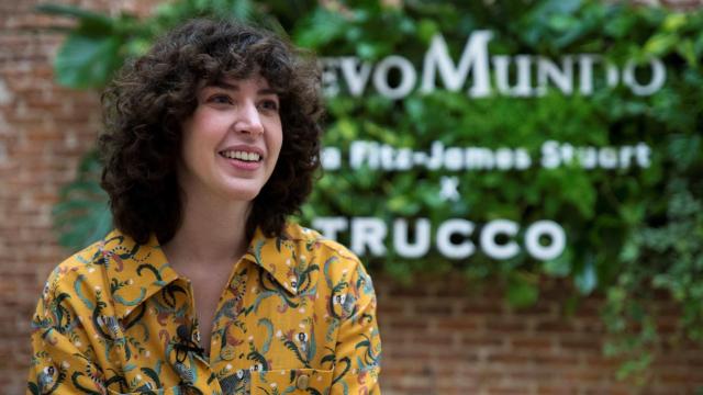 Brianda Fitz-James Stuart, nieta de la Duquesa de Alba, durante la presentación de su primera colección cápsula para la firma Trucco.
