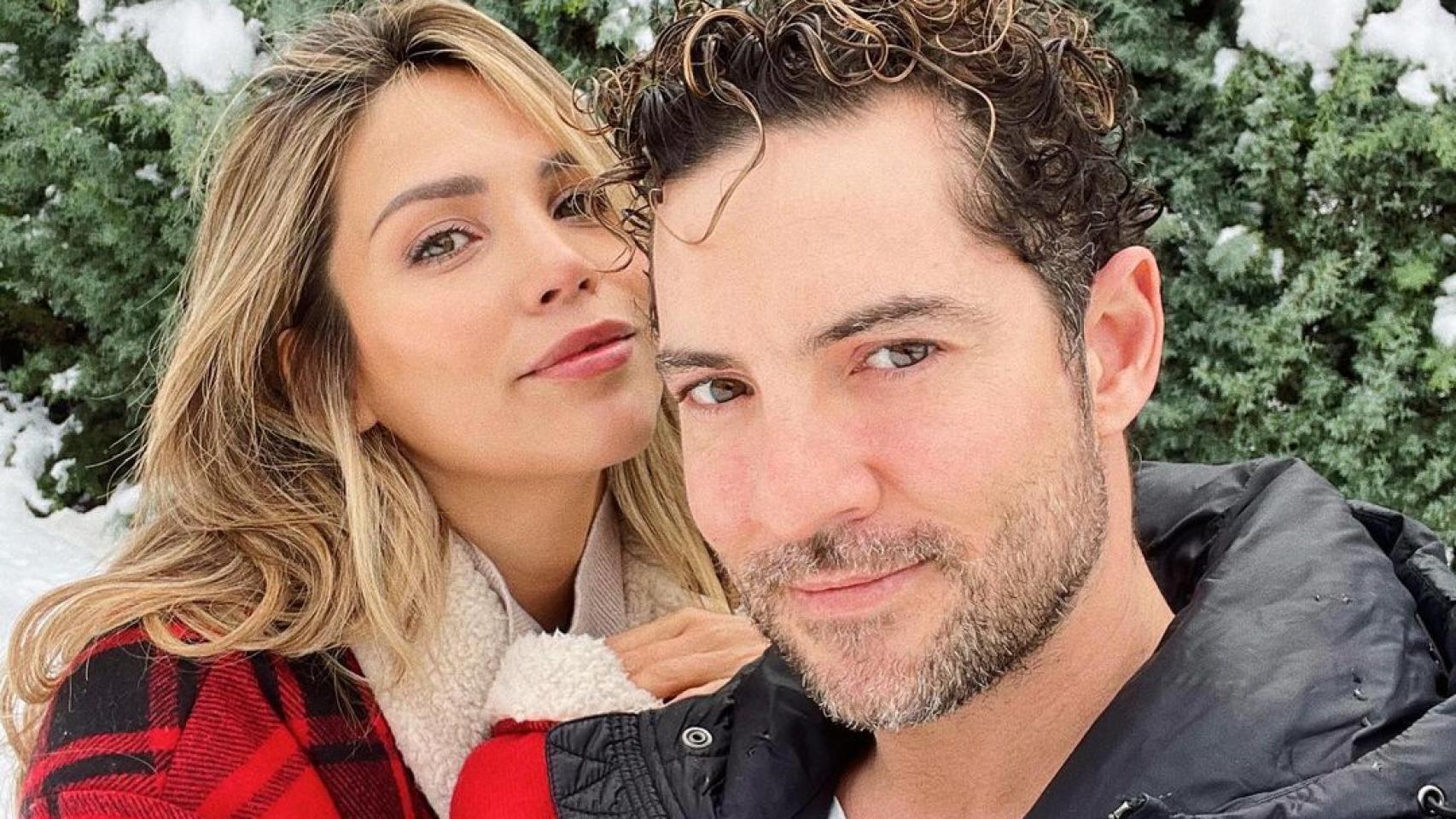 David Bisbal y Rosanna Zanetti, en una imagen de sus redes sociales.