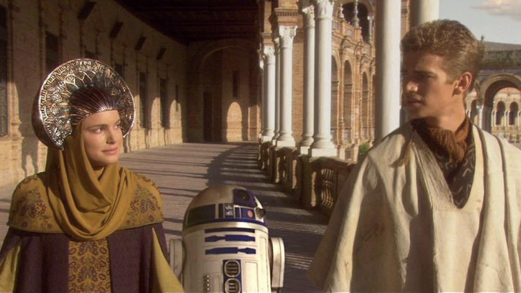 Escena de 'Star Wars: El ataque de los clones'.