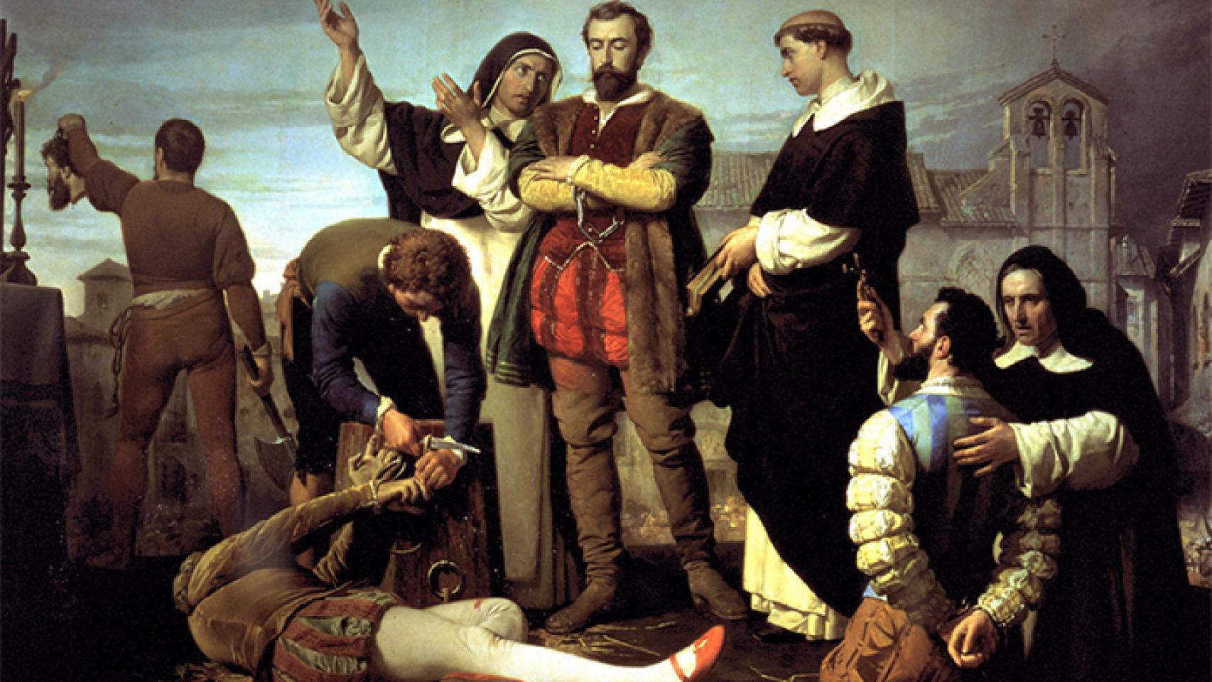 Antonio-Gisbert-Pérez.-Ejecución-de-los-comuneros-de-Castilla,-1860