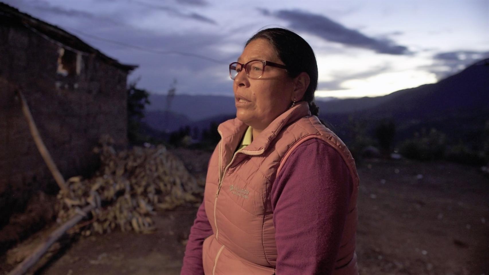 Rute Zúñiga, en Pampaconga, Limatambo, Anta, Cusco. Marzo, 2021.